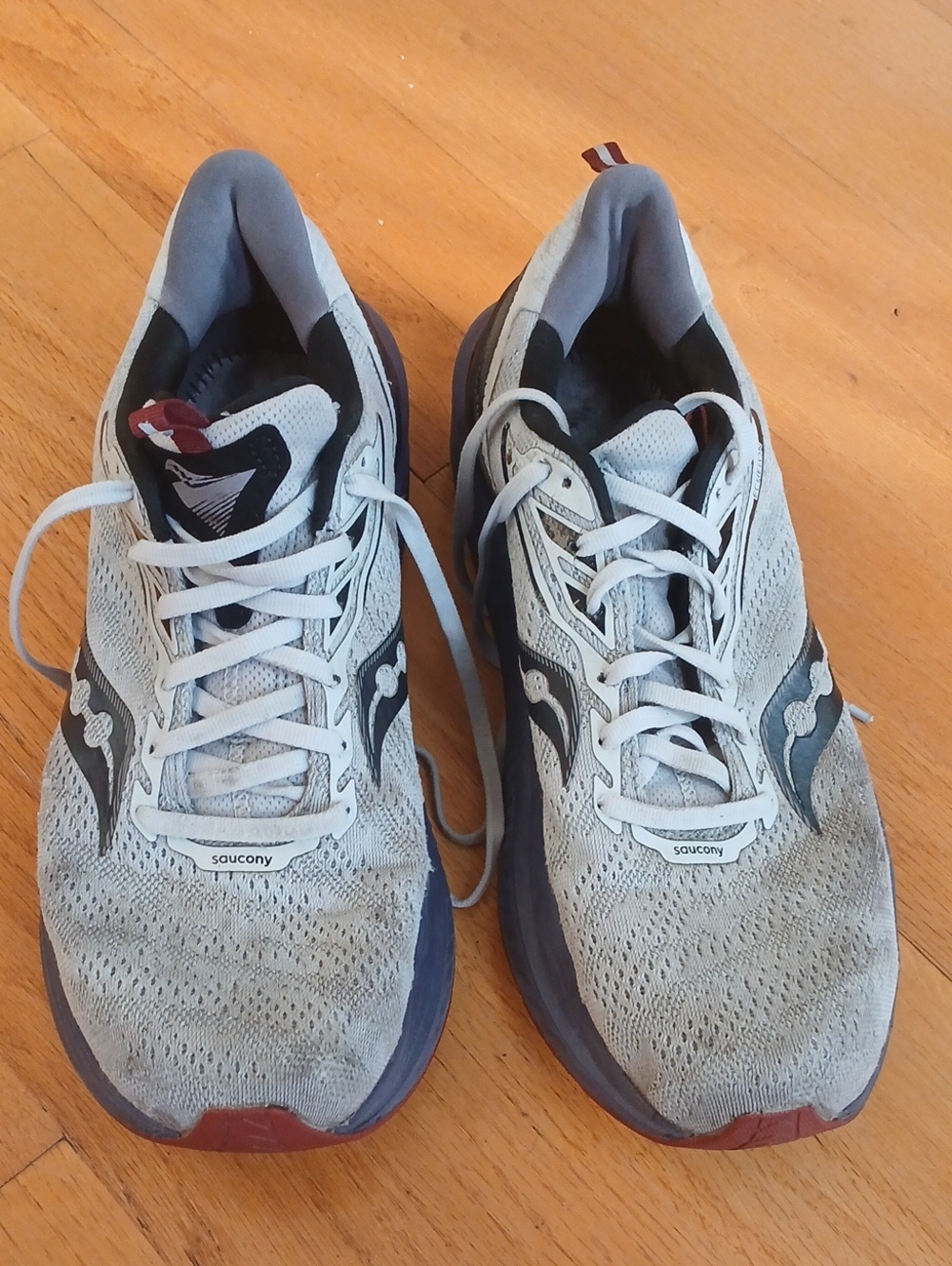 Saucony Echelon 9 Men’s 9.5 Blue Gray Running Shoes S20765-16